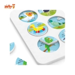 بازی فکری و آموزشی ۳ تکه هوش چین مدل زاغک